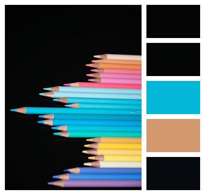 Art Colored Pencils Colorful Image